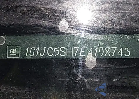 2014 Chevrolet Sonic Lt Auto z USA, uszkodzony, nr VIN 1G1JC5SH7E4198743